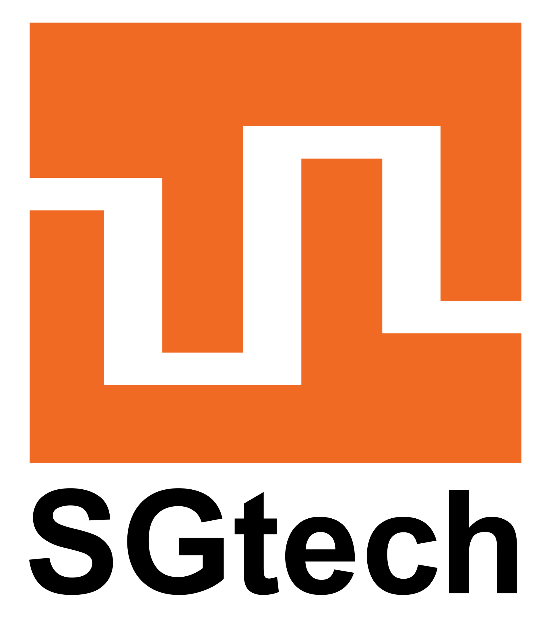 SGtech Logo White Background Variant